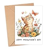 SolariqShop Happy Meowther's Day Card - Cat...