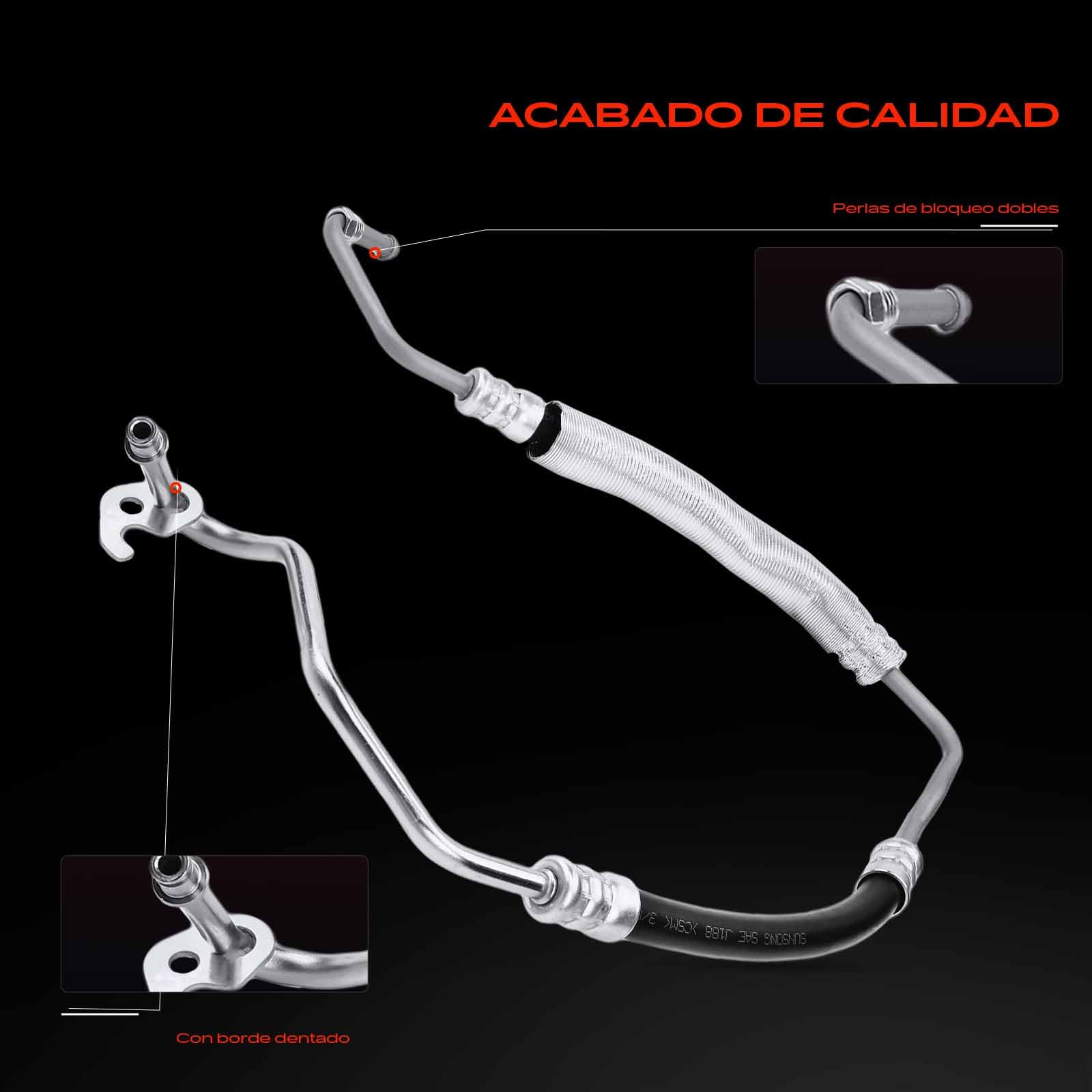 Frankberg Manguera de dirección asistida Compatible con Tourneo Connect Transit Connect P65 P70 P80 Replace# 1438120,3405528