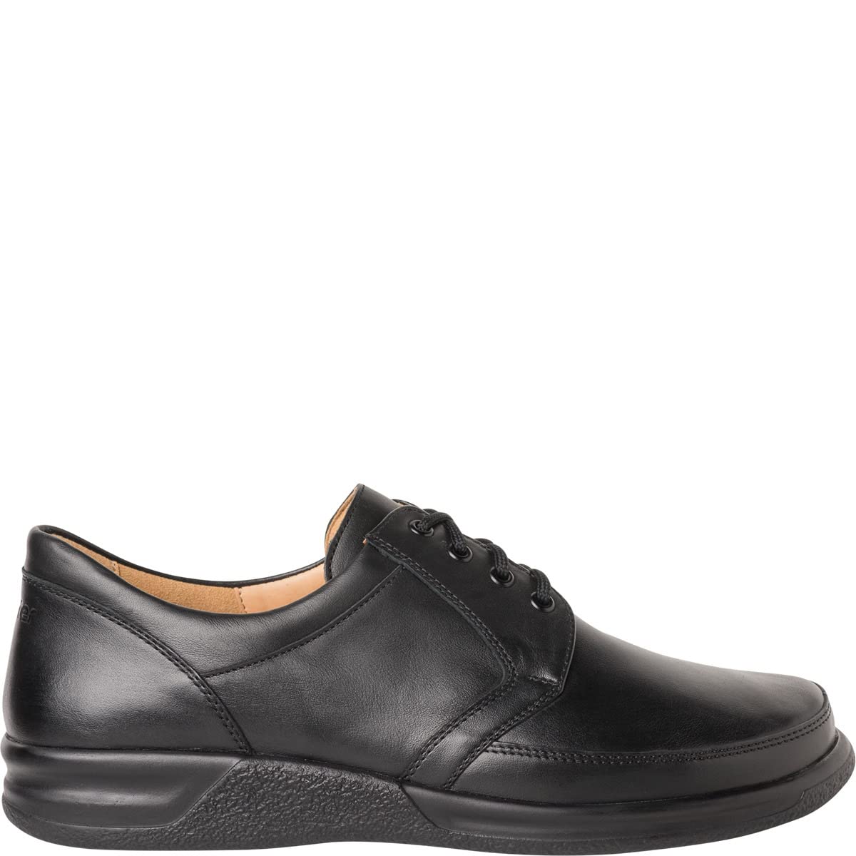 Ganter SENSITIV Kurt, szerokość K 3-256701-01000 półbuty męskie, czarny, 44.5 EU X-Weit