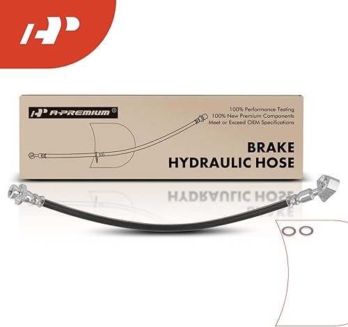 Miniatura 7 de A-Premium Manguera hidráulica de freno delantero derecho compatible con Nissan D21 1986-1994 Pickup 1984-2006 Datsun Pickup 1972-1983 RWD Reemplazar