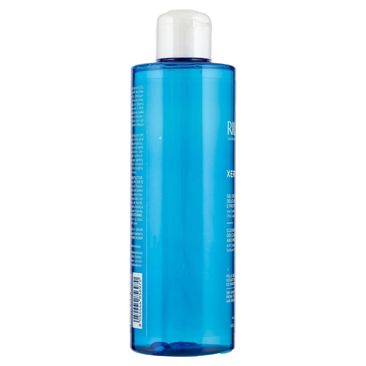 Rilastil Xerolact Gel Detergente per Neonati, Bambini e Adulti, Delicato e Protettivo per le Pelli con Tendenza Atopica, Confezione da 400ml