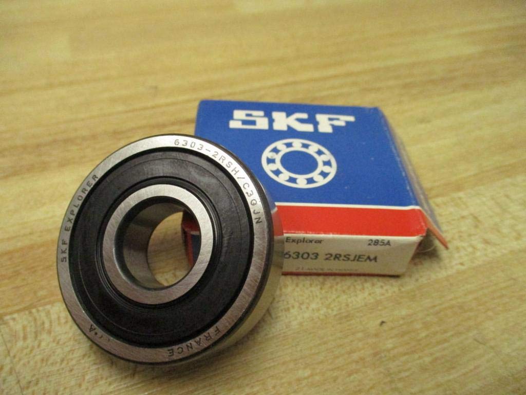 SKF 6303 2RSJEM 17 X 47 X 14 MM, Ball Bearing, DEEP Groove, Double Sealed, Radial, Single Row
