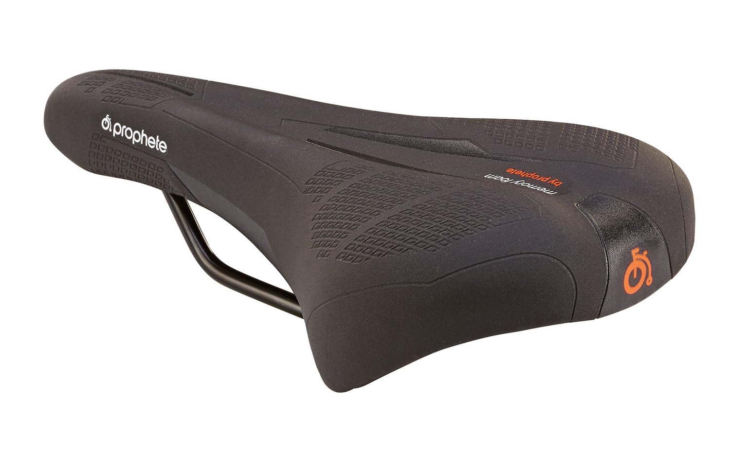 Prophete Fahrradsattel, MTB-Renn-Sattel, mit Memory Foam Technology, Farbe schwarz Sport & Freizeit
