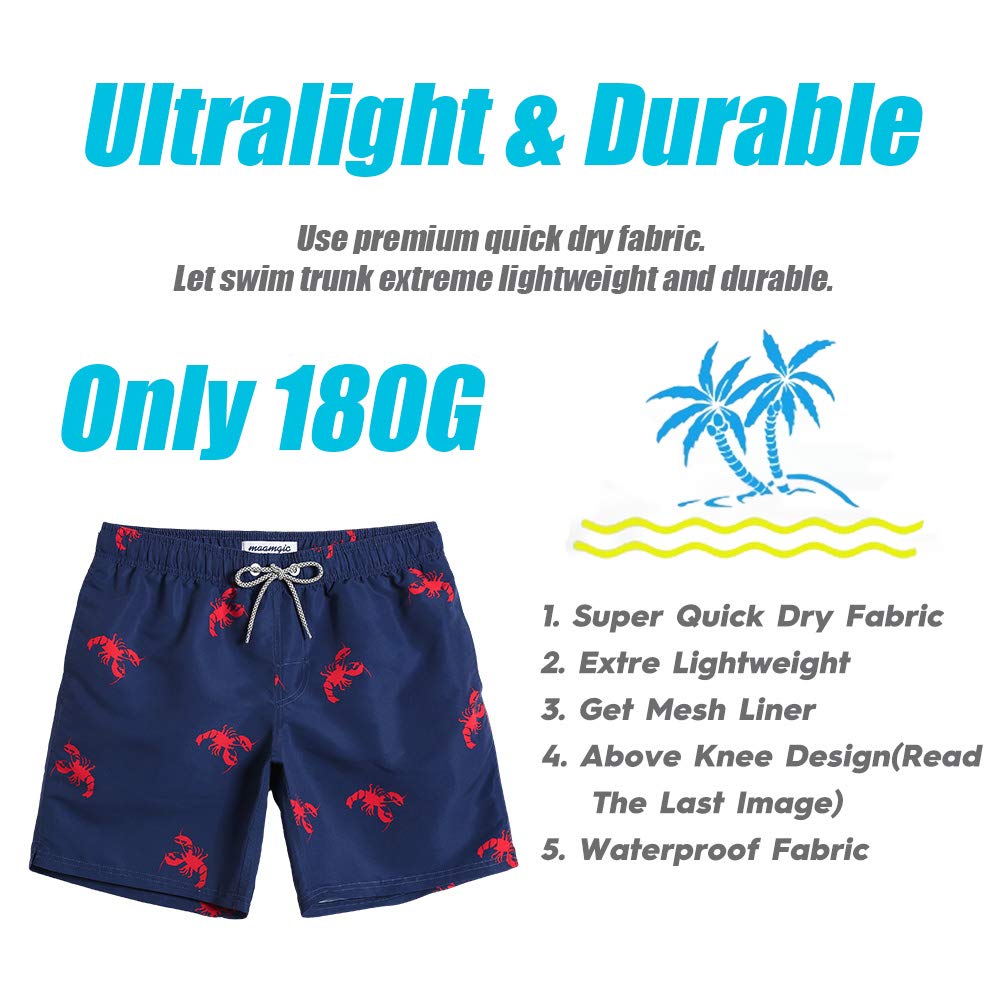 MaaMgic Trunk Style Costume da Bagno Uomo