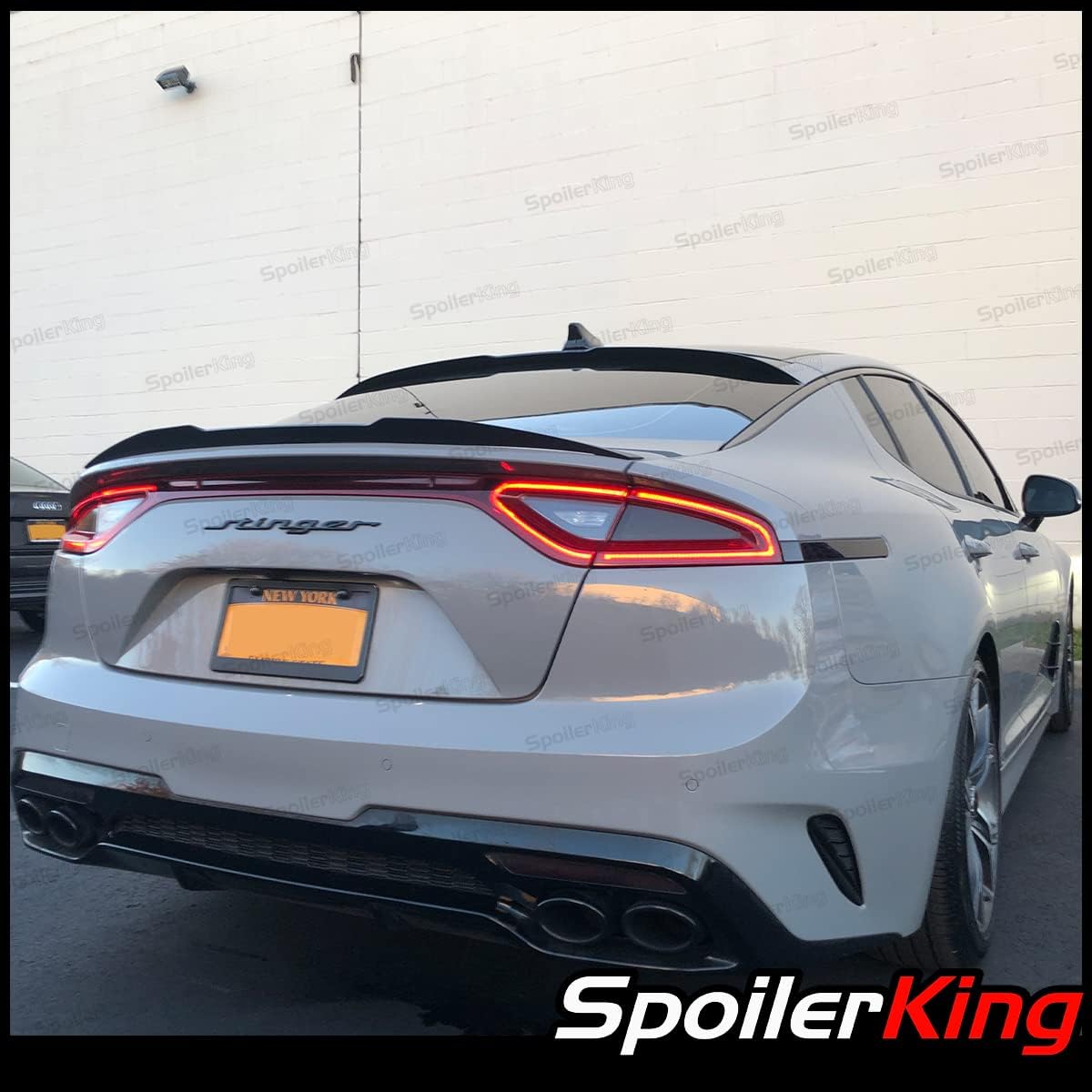 Rear Window Roof Spoiler Compatible with Kia Stinger 2018-2023 SpoilerKing (284RC)