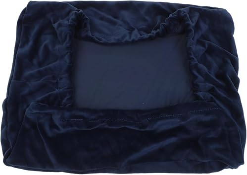Short Plush Cloth Dust Cover Compatible with AT-LP120XUSB Turntable, Lightweight Protective Case Shielding from Dust Light and Scratches, Spandex Fabric for Home(Blue)