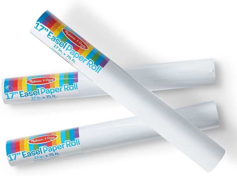 Deluxe Easel Paper Roll Replacement (17 inches x 75 feet) - 3-Pack Deluxe Easel Paper Roll Replacement (18 inches x 75 feet) - 3-Pack - FSC Certified