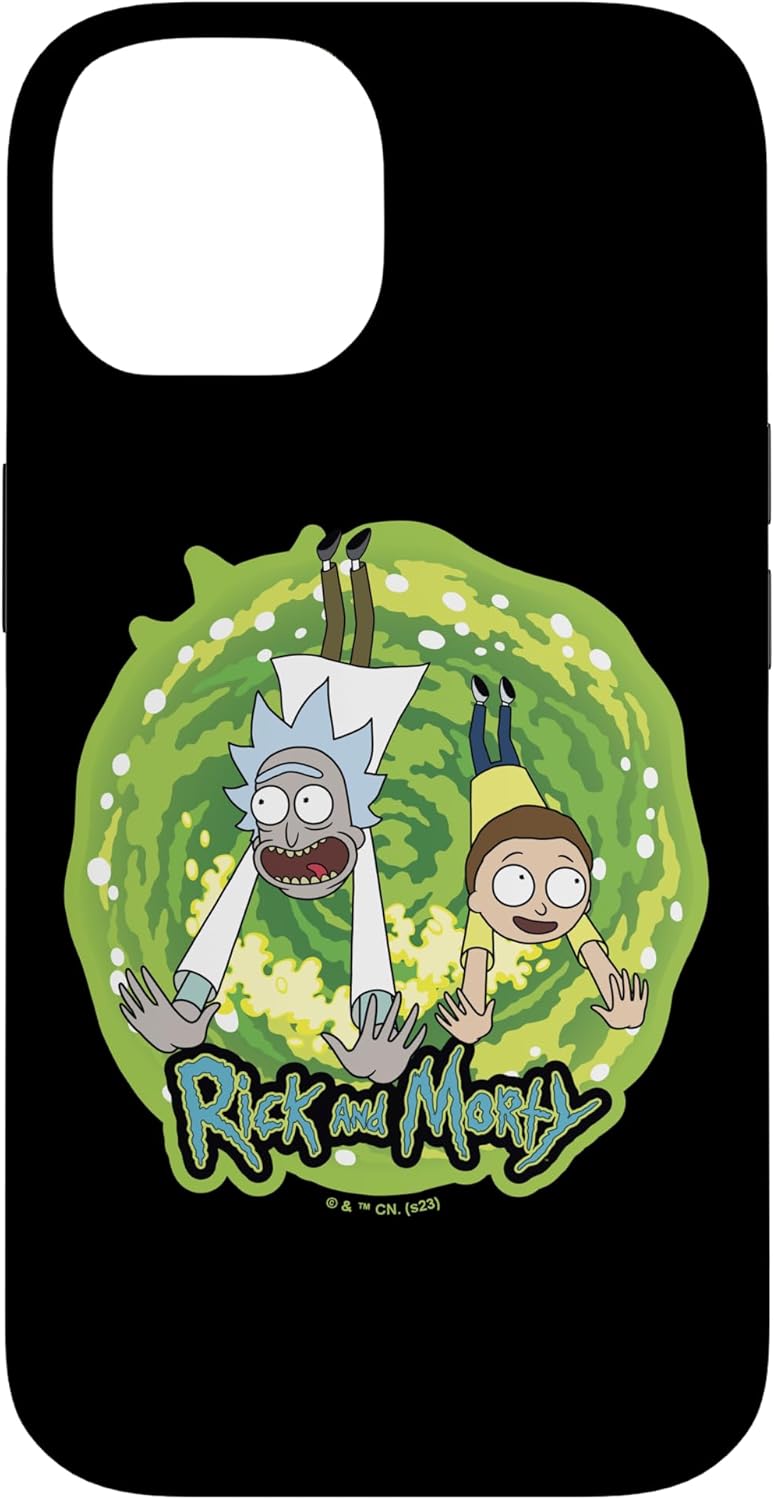 iPhone 13 Rick and Morty Getting Sucked Into A Portal Case