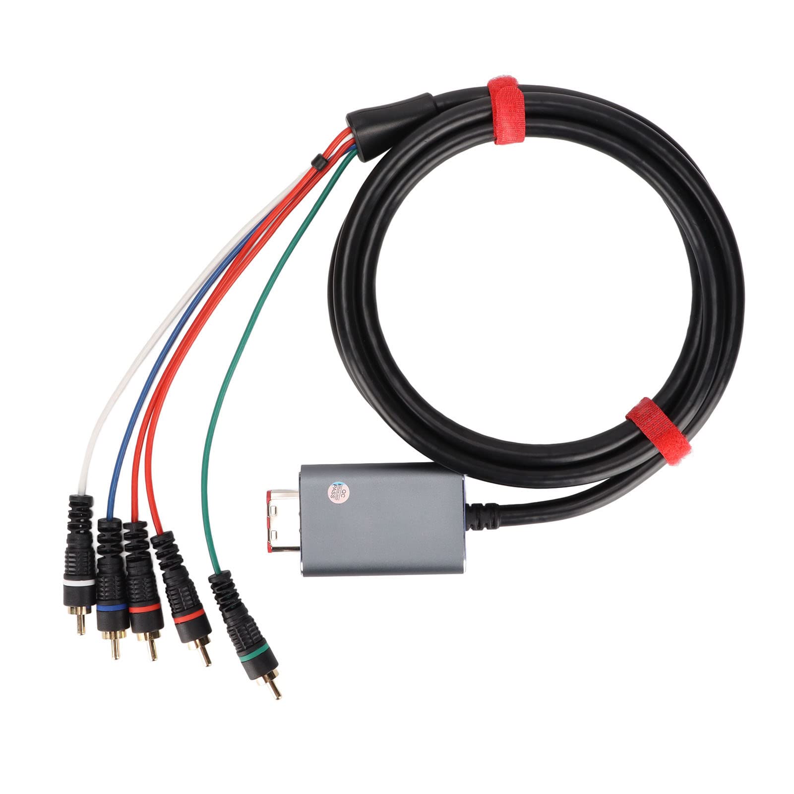 Cable de Componentes Cable AV Plug and Play YPbPr de de 1,8 M con Doble Blindaje para Compatible con Todos los Puertos Digitales