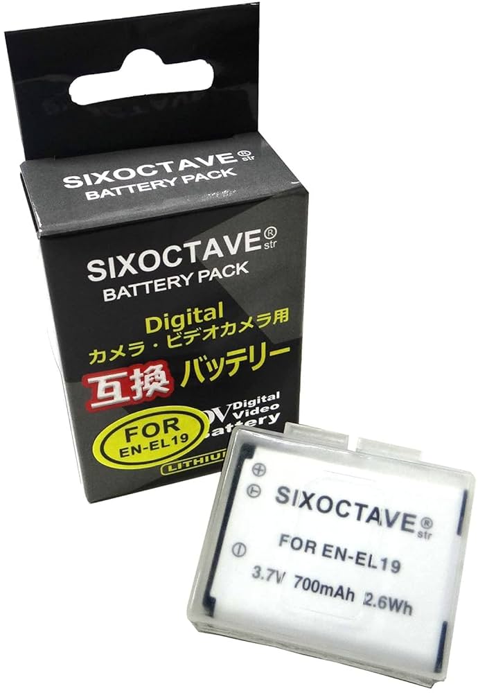 Amazon | str EN-EL19 NP-BJ1 互換バッテリー ニコン COOLPIX