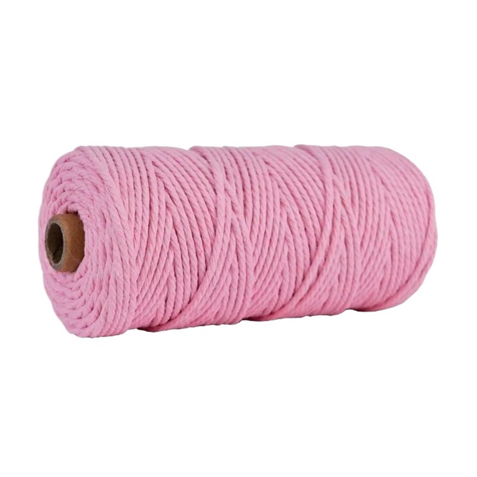 Cotton Macrame Cord 100M/Roll 3.0mm Colored Macrame Cotton Cord Colorful Twine String Rope Craft for Knitting Home Textile(Color18)