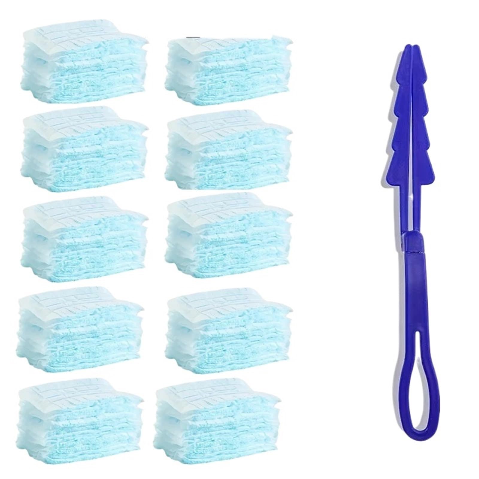 Spolverino 10-100 Pezzi di ricariche for spolverino Maniglia Inclusa Panni elettrostatici rimozione della Polvere Senza Sforzo for Tende for mobili(40PCS)