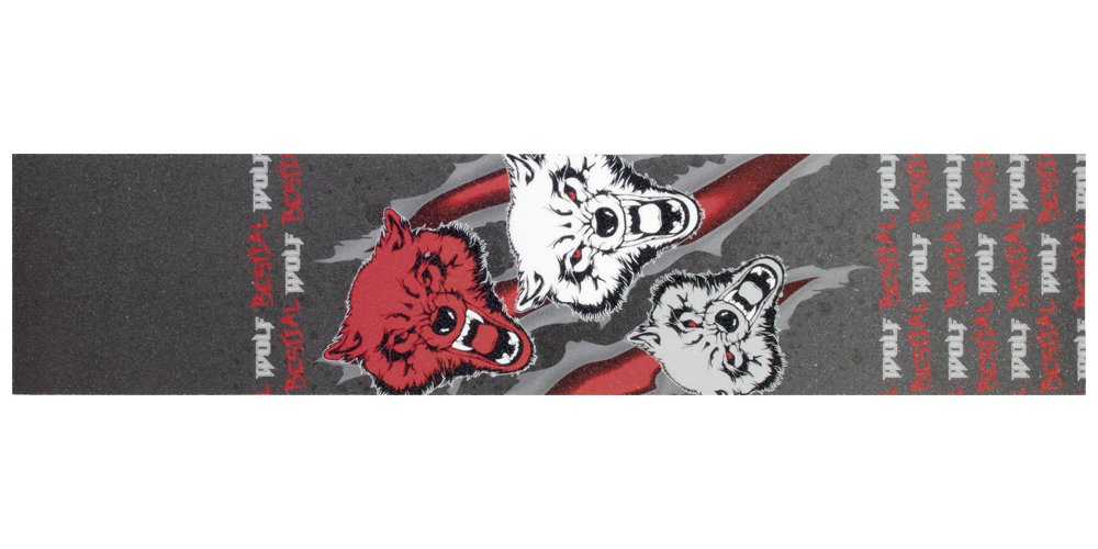 Bestial Wolf GRIPTAPE-16 Lija Especial Lobos