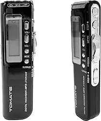 Gravador de Voz Digital MT-556 8GB de Memória Tela LCD MP3 Player WMA 17620 Minutos de Gravação