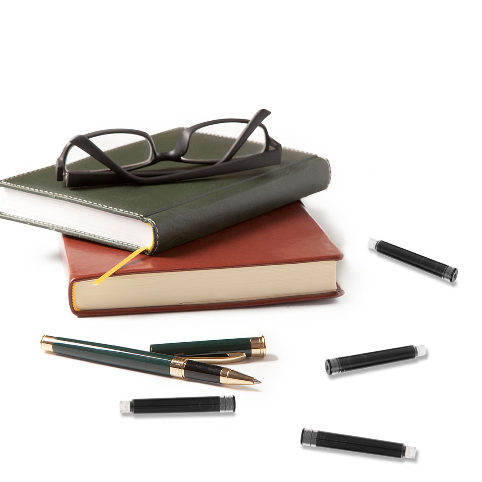 Uonlytech 3 Series Recargas Para Estilográficas Rellenos De Tinta De Pluma Para Escritura Diaria Escuela Y Oficina Compatible Con Variedad De Estilográficas Material Duradero 100 Piezas X 3