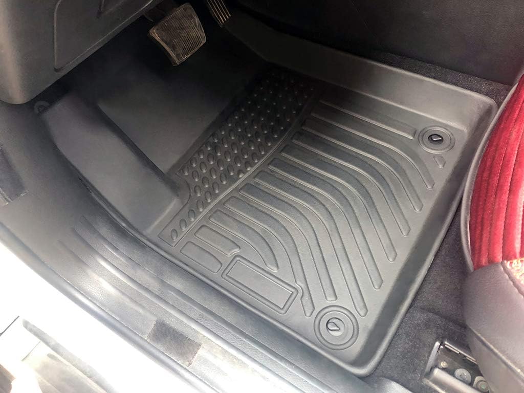 Car Floor Mats Replacement for Jeep Cherokee 2016-2023 (Not for Grand Cherokee) Heavy Duty Liner Custom Fit All Weather Protection Coverage Full Set Accessories Black