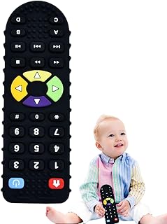 Remote Control Shape Teething Toys, Baby Teething Chew Toy, Silicone Simulation Soft Baby TV Remote Control Chew Teethers, Baby Chew Sensory Toys