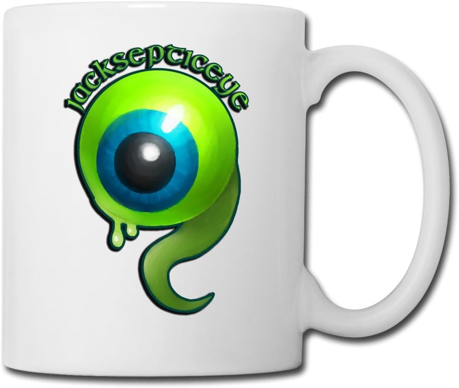 HFYEN Classic White Coffee Mug Jacksepticeye Logo Cups