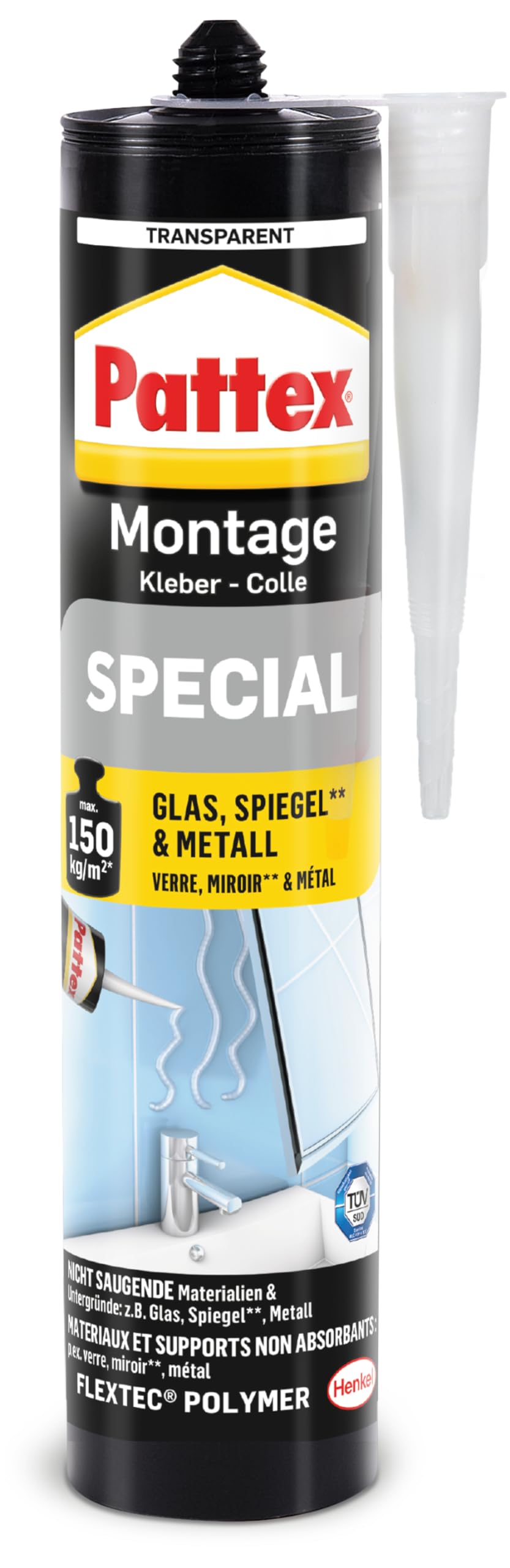 Pattex1829531 "Spezial" Mounting Glue, Transparent, 290 g