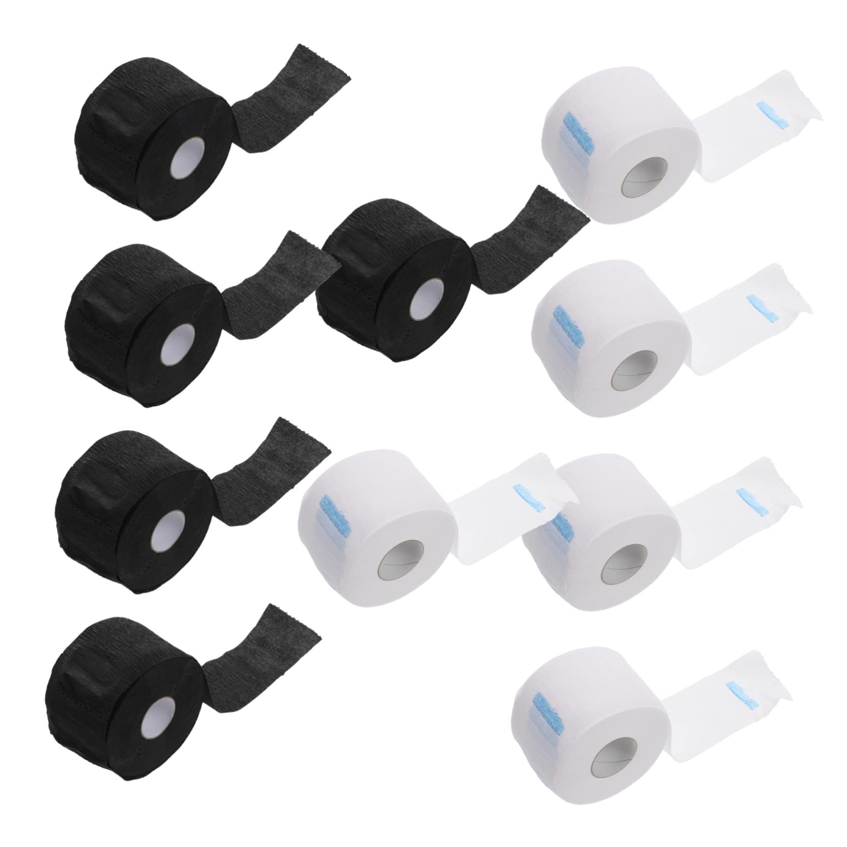 minkissy Haircut Convenience Barber Neck Strips 10 Rolls Neck Barber Paper One-time Use