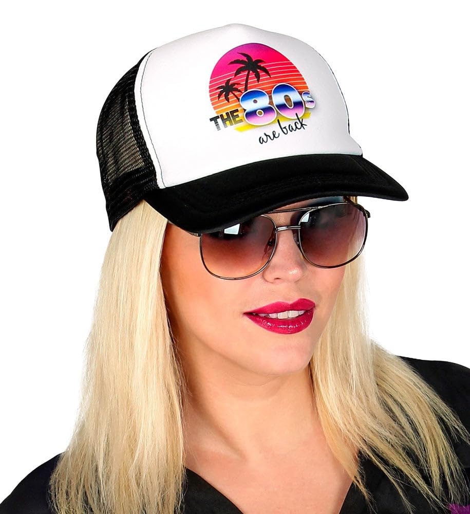 WIDMANN - Baseball Cap 80s Headwear, Fancy Dress, Carnival, Theme Party, Style 1 - Image 4