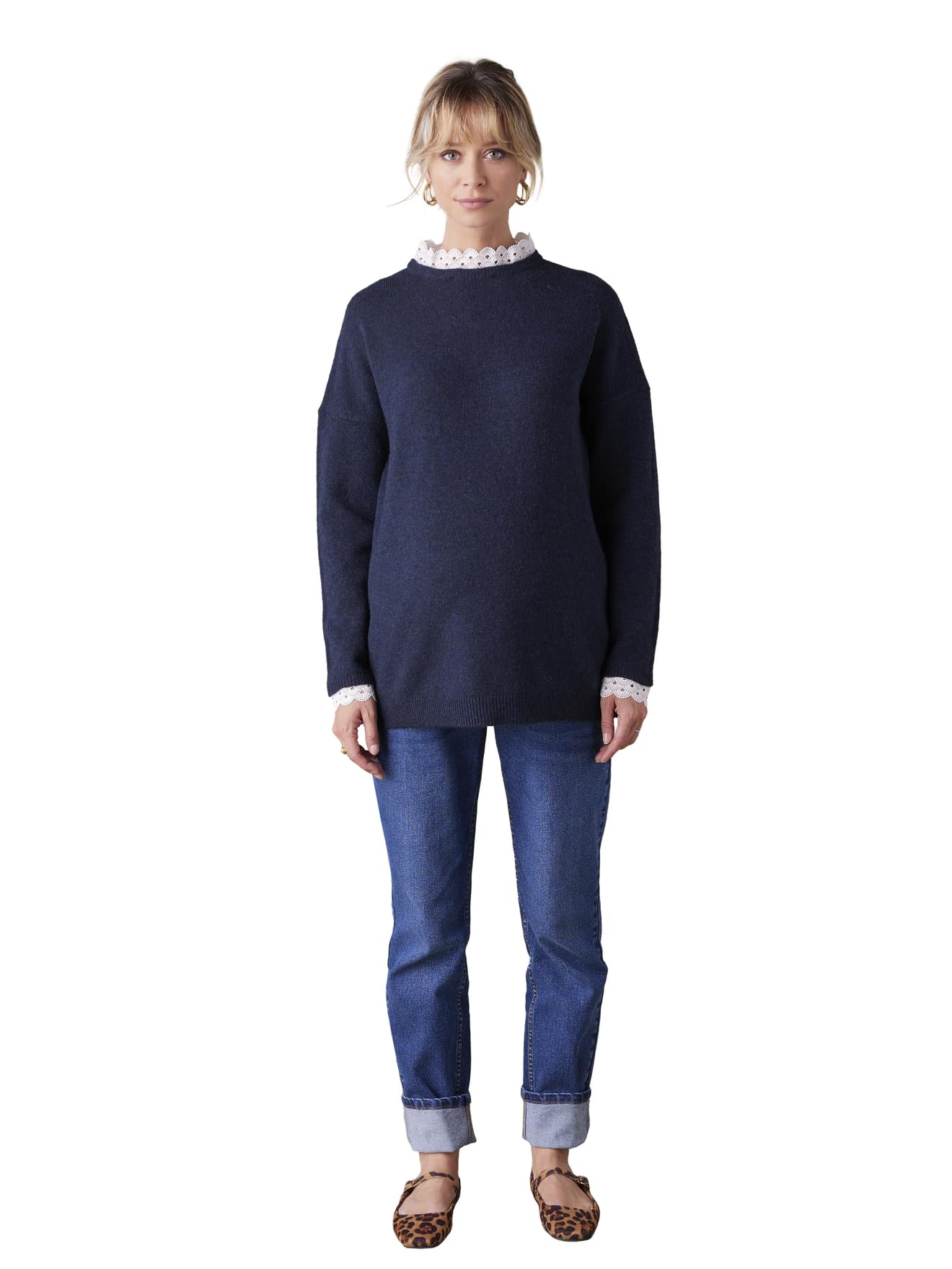 ENVIE DE FRAISE Pull Long détails Dentelle Amovibles Grossesse