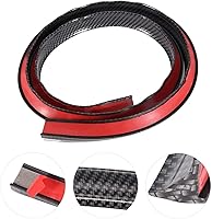 Vista 5 de Defensas Exteriores, Fibra De Carbono Flares De Goma De La Rueda Del Coche Arco Cejas Anti-Scratch Pad Negro