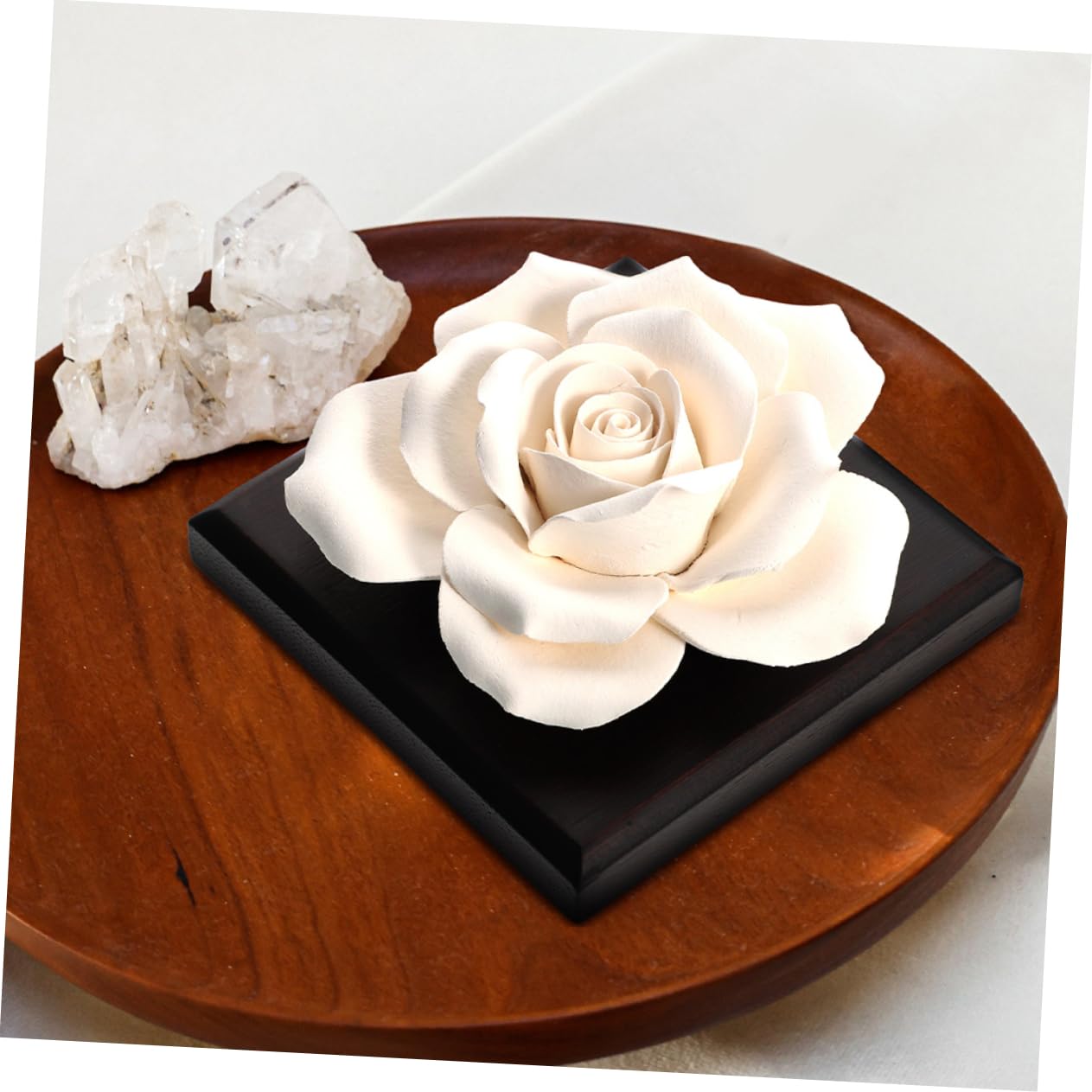 LIFKOME Diffusore Passivo di Oli Essenziali per Auto in Ceramica e Gesso, 2 Pezzi, Mini Profumatore Affidabile per Aromaterapia in Spazi Piccoli e Soggiorno