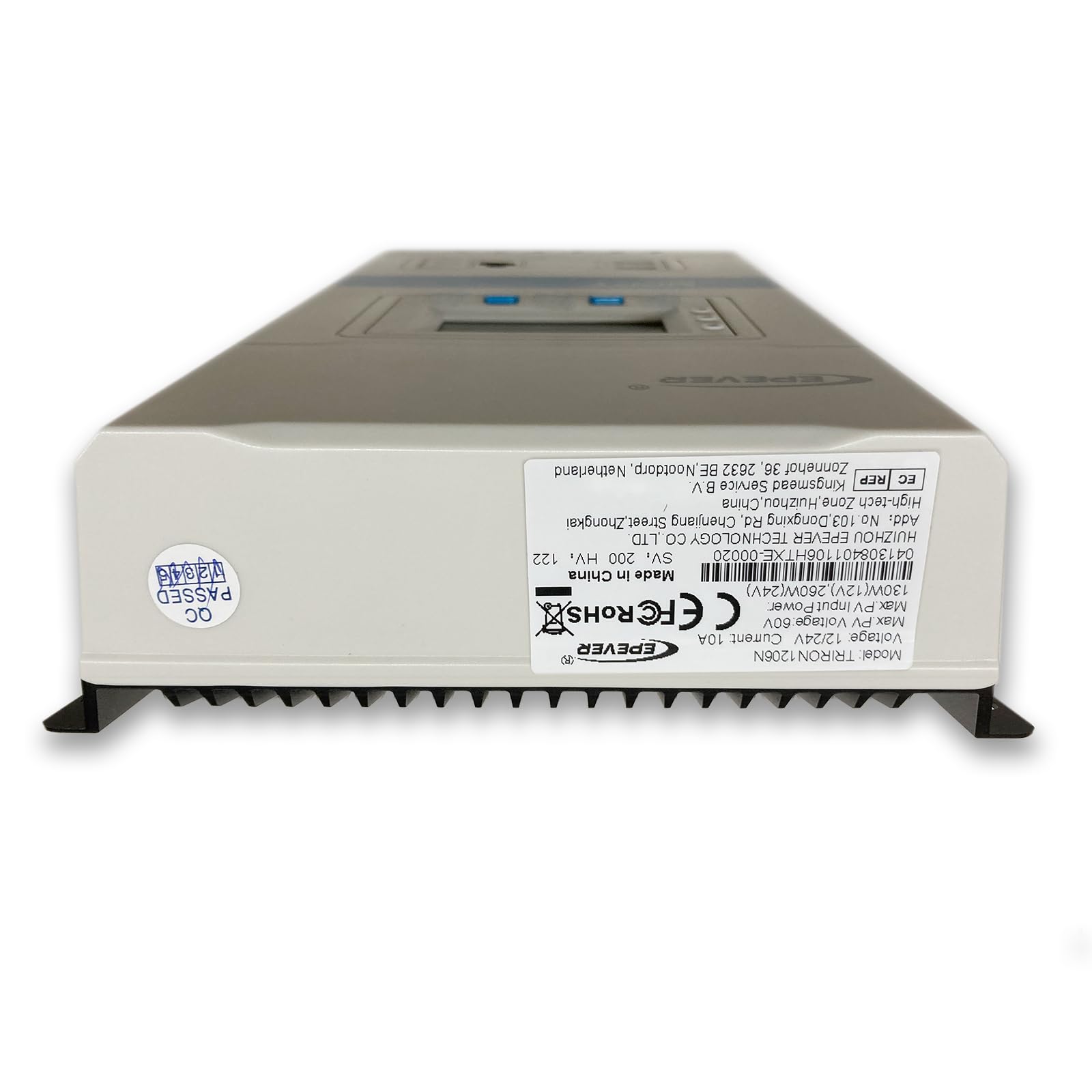 EPEVER® Triron 1206N MPPT Regolatore di carica solare Regolatore di carica 10A, rilevamento automatico 12/24V max. tensione di ingresso FV 60V