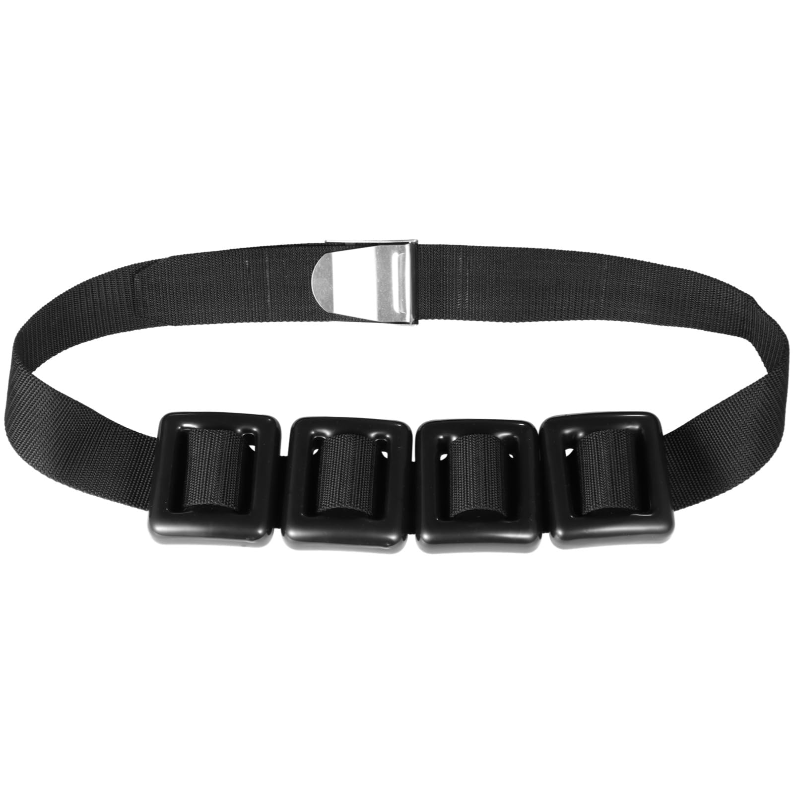 Homaisson Tauchgewichte mit Gürtel für Freitauchen, Tauchgewichte mit Gürtel, beschichtetes Blei, Tauchgewichte, 81,3–132,1 cm, verstellbarer Nylon-Gürtel, Schnellverschluss-Schnalle, 4 Stück