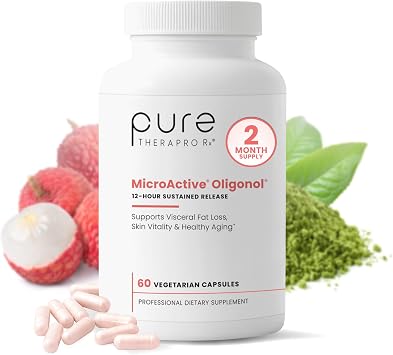 MicroActive Oligonol, Lychee Fruit & Green Tea, 60 Vegan Capsules