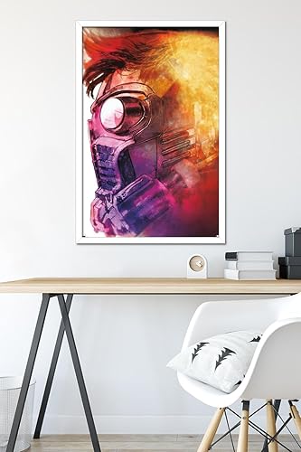 Miniatura 6 de Trends International Marvel Comics Guardianes de la Galaxia - Póster de pared con perfil de Star-Lord, 22.37 x 34.00 pulgadas, versión enmarcada en