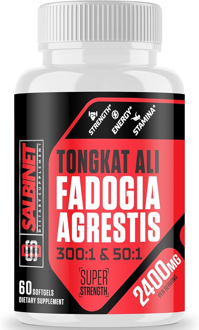 2400mg Fadogia Agrestis Tongkat Ali Supplements - Third Party Tested - 1400mg Fadogia Agrestis & 1000mg Tongkat Ali, Maximum Strength, Muscle Mass & Athletic Performance