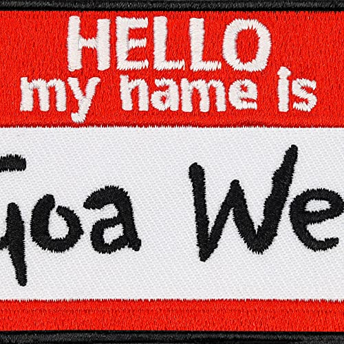 Toppa ricamata da applicare con ferro da stiro o