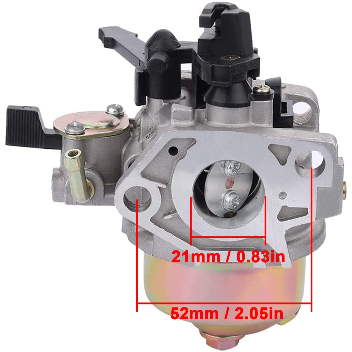 ZAMDOE Carburatore per Honda GX240 GX270 8HP 9HP Motori sostituisce # 16100-ZE2-W71 1616100-ZH9-820 con Filtro Aria Candela Guarnizione Linea Carburante