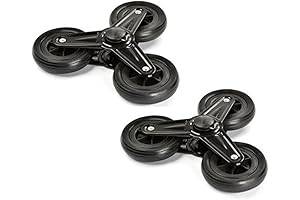 Mallofusa Replacement Caster Wheels for Shopping and Laundry Carts