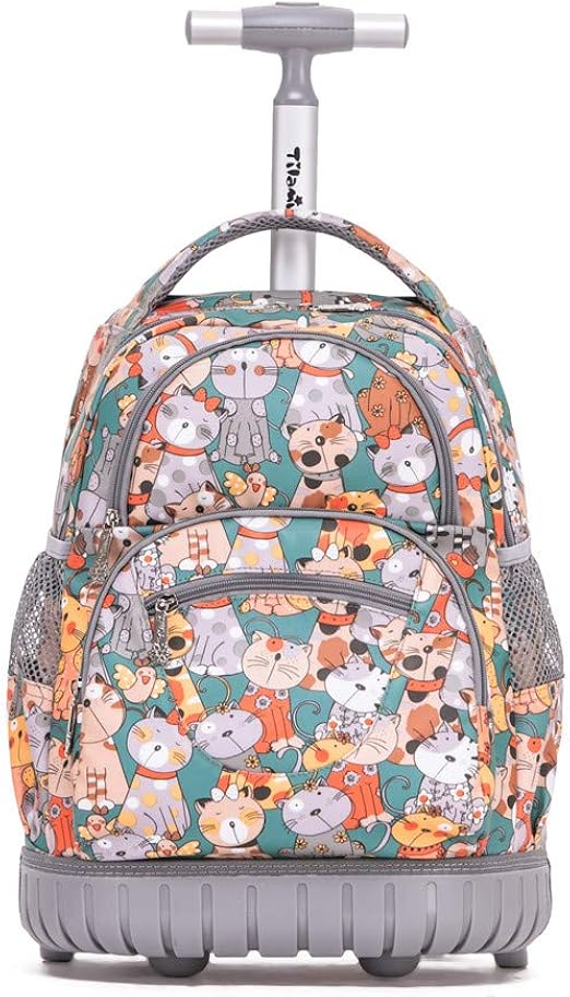 Tilami Rolling Backpack 16 Inch School 