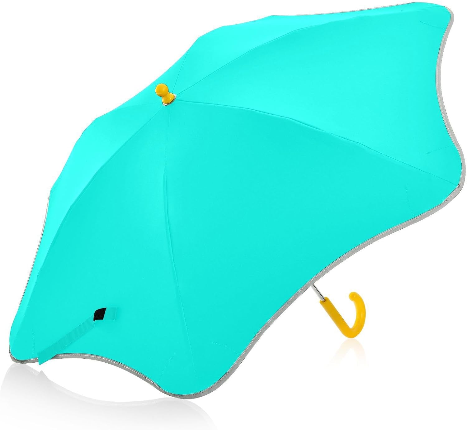 ODAWA Turquoise Kid Umbrella Unbreakable Stick Rain Umbrella Kids Stick Umbrella Upf50