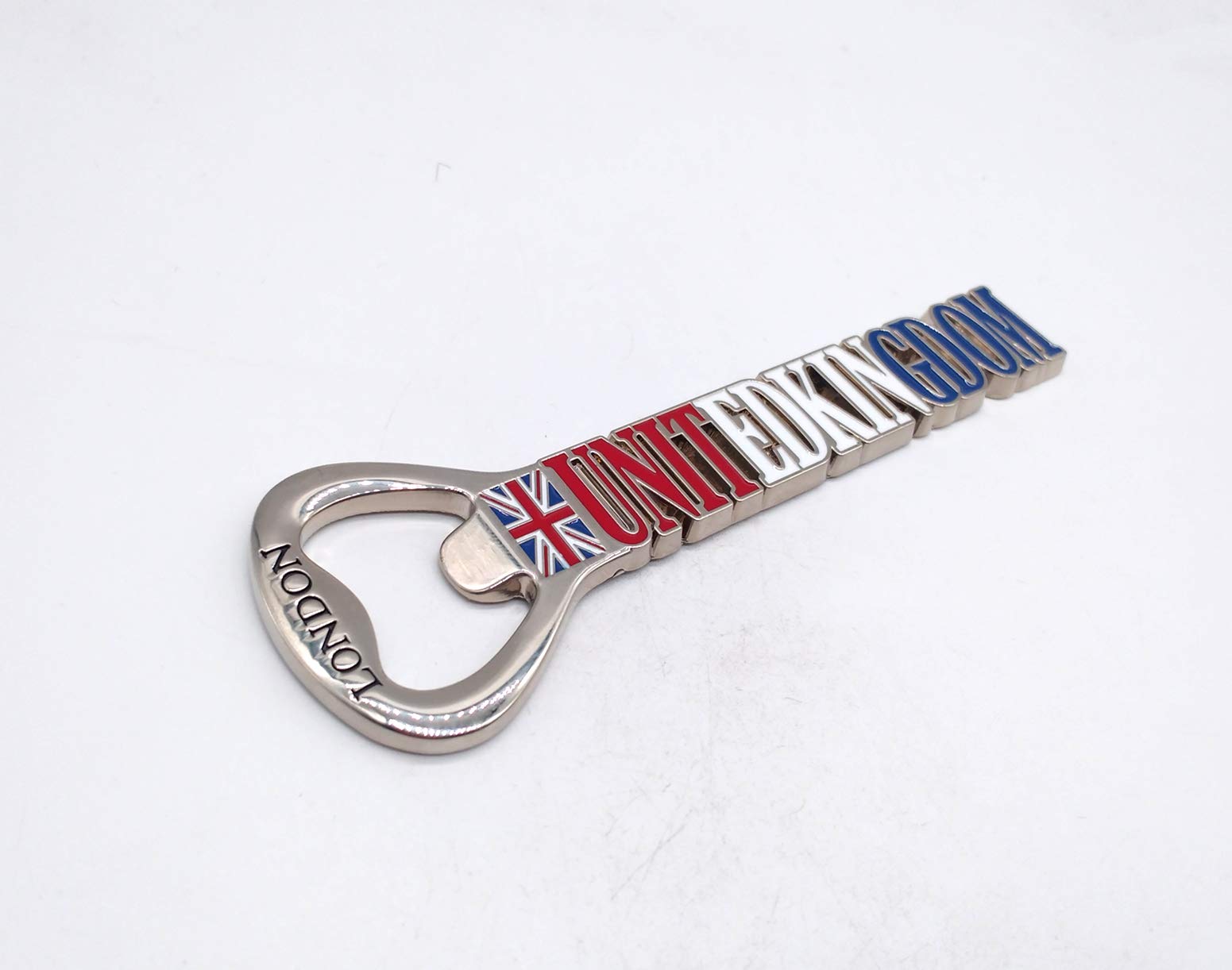 London UK - Magnete per frigorifero con apribottiglie per souvenir