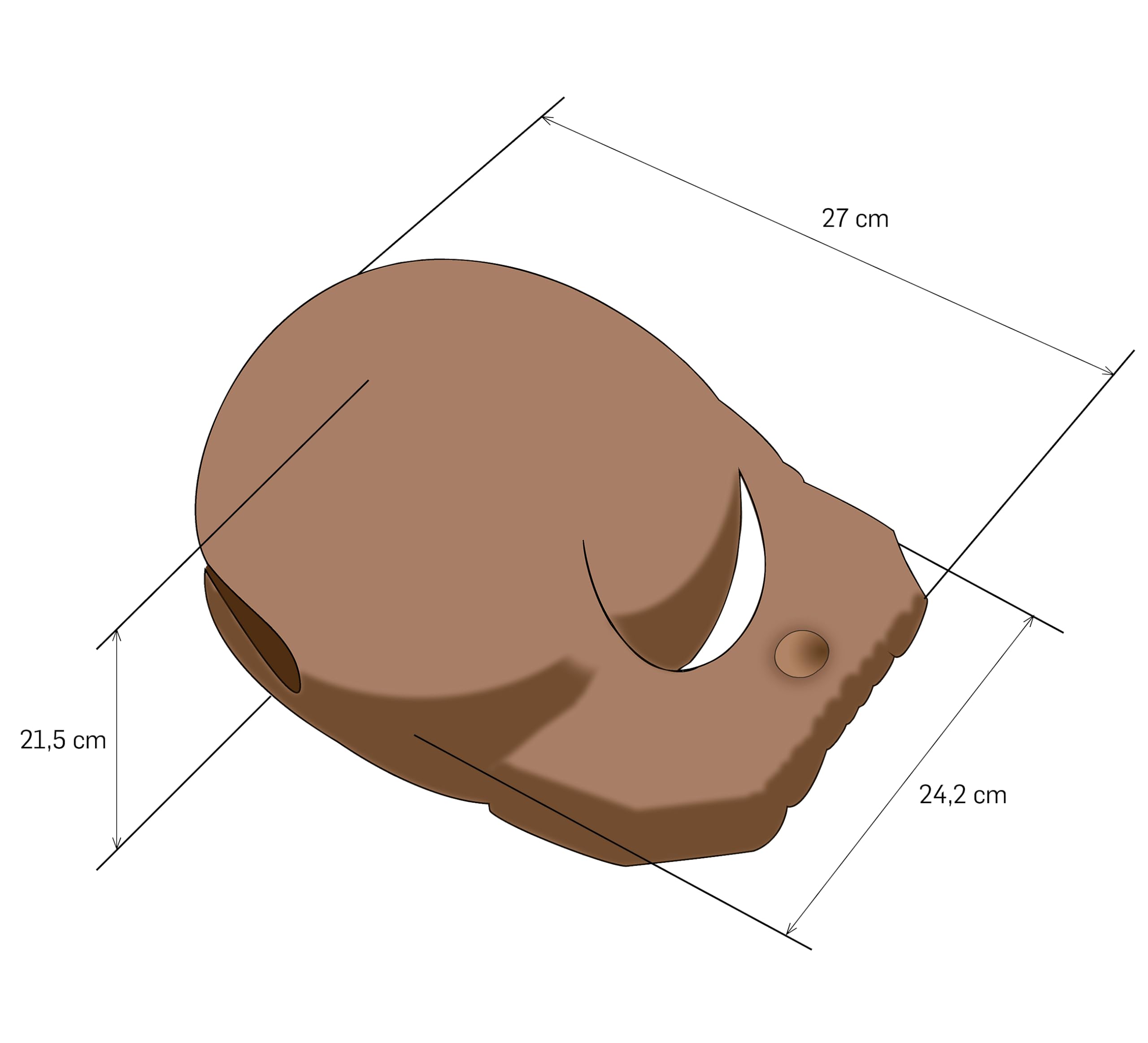 Mokugyo 24 cm