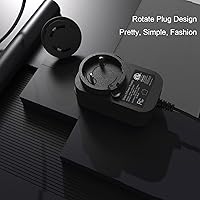 Vista 2 de Cable de alimentación de repuesto Echo de 15 W para Yaxa Echo Dot, Echo Dot 3ª generación, cable cubo Fire TV, punto con reloj, cargador de cable