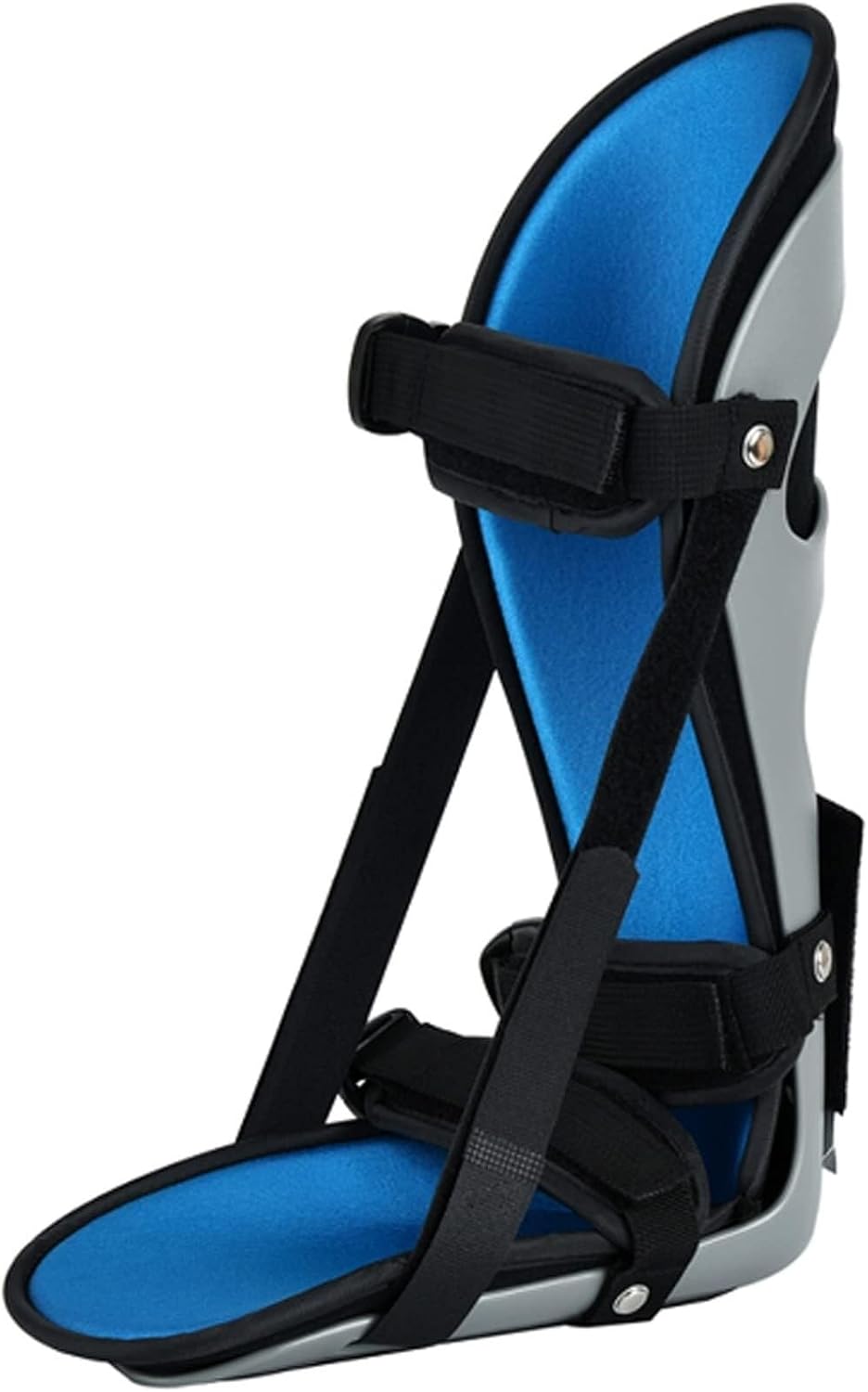Foot Orthosis Foot Drop Brace Ankle for Fracture Recovery Protection Healing After Foot Ankle Injuries Metatarsal Fracture Stress Fracture Wide Toe Bed Open Toe De,Grey-L
