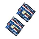 Comimark 2Pcs V5 Sensor Shield Expansion Board Shield for Arduino UNO R3 V5.0 Electric Module