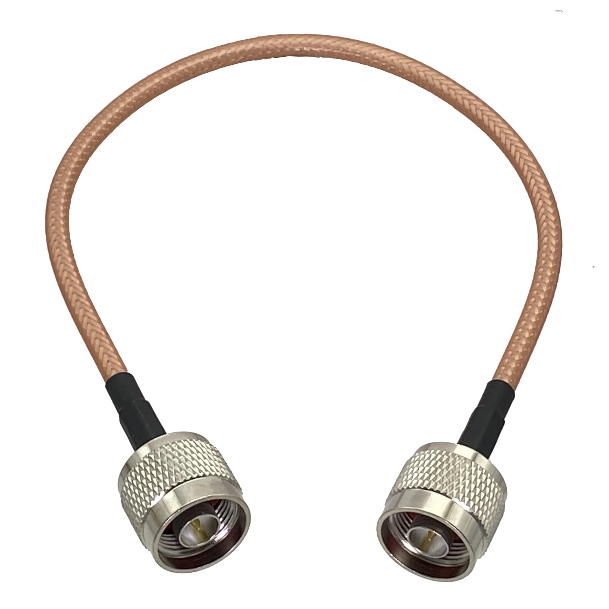 RG316 RG58 RG142 RG400 N Maschio A N Maschio Spina Convertitore Coassiale RF Connettore Pigtail Jumper Cavo Dritto 6 pollici ~ 20 M(RG400 N M to N M,6FT (2M))