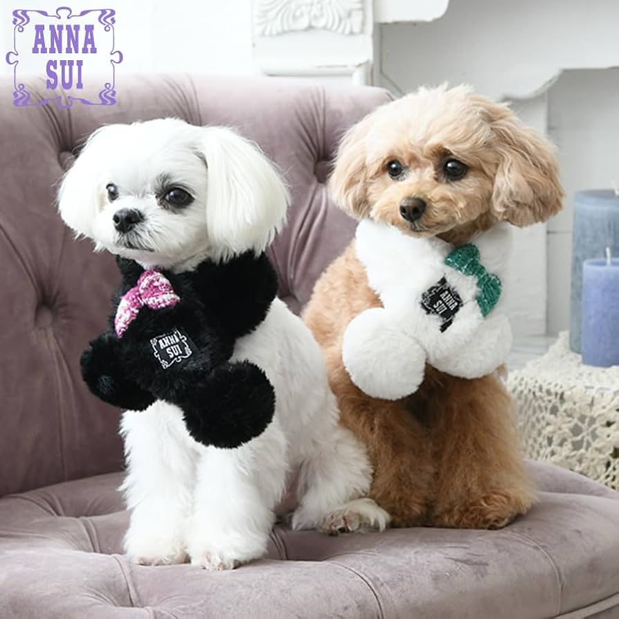 ANNA SUIアナスイファー付きコート Amazon.co.jp: ANNA SUI（アナスイ）リボン付きファーマフラー