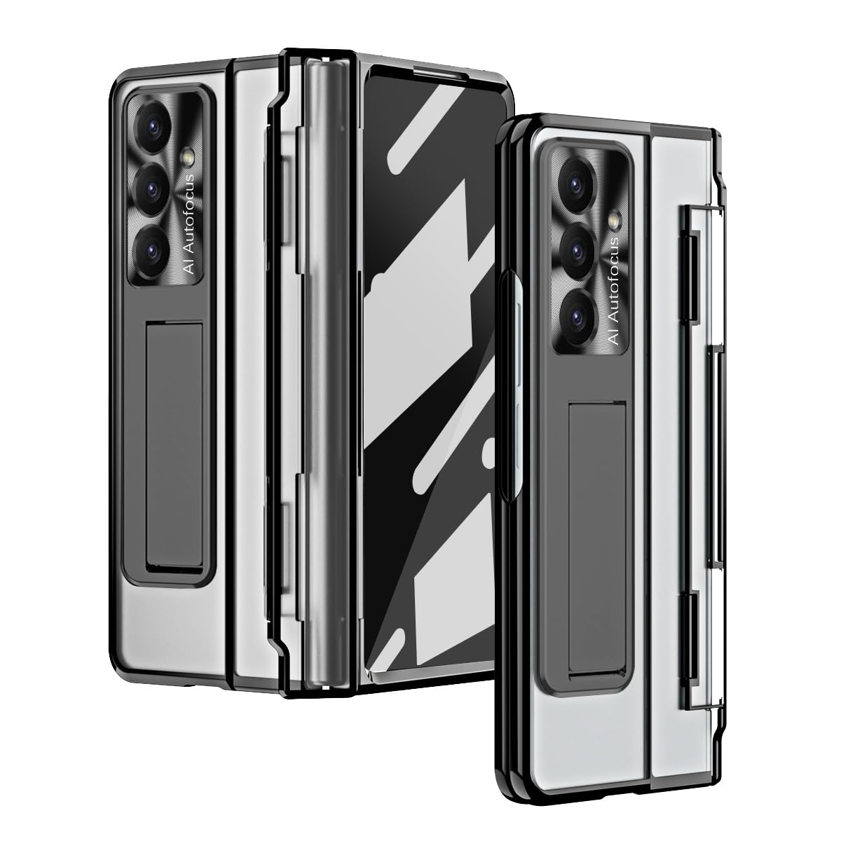 Coque rigide transparente pour Samsung Z Fold 7 finition premium - 8