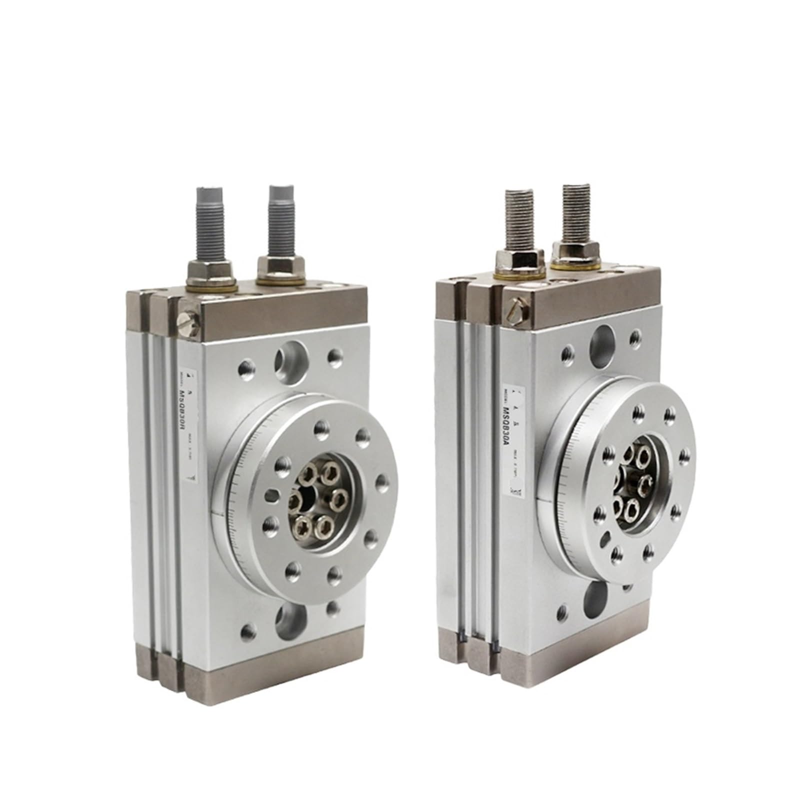 Vérin pneumatique rotatif MSQB10R pour éliminer les erreurs d'alignement angulaire