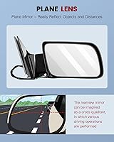 Vista 6 de cciyu Espejo de puerta derecho del lado del pasajero, espejo eléctrico para el lado del pasajero 1988-1998 para Chevy para GMC Pickup Truck