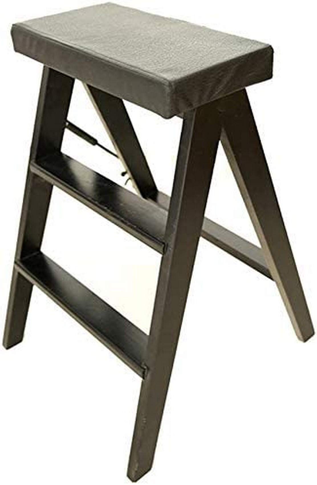 Échelle à 3 marches en bois massif au design traditionnel et robuste