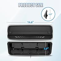 Vista 5 de Tercera 3 luz de freno para Ford F150 2004-2008, Ford Explorer Sport Trac06-08 Lincoln Mark LT - Lámpara trasera trasera de cabina central, lente